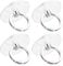 4 Stück Handy Ring Halterung,Ymapinc Handyringhalterung Finger Handy Ring 360°Drehung Handyringhalterung Handy Ring Transparent Diamond Handy Halterung Finger Ständer für Die Meisten Smartphones