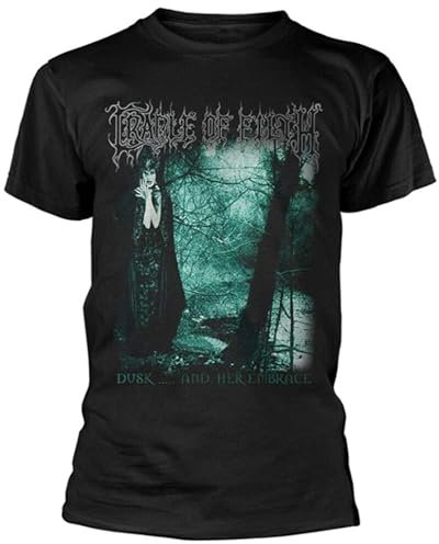 Keyru Cradle of Filth Dusk and Her Embrace Mens Outdoor Graphic T-Shirt Top Sweatshirt Short Sleeve Black 3XL