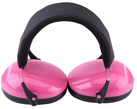YDuupxe Schlaf-Ohrenschützer, Ohrenschützer, Schaumstoff, Faltbar, Geräuschreduzierung, Sicherheits-Ohrenschützer, Gehörschutz für (PINK)