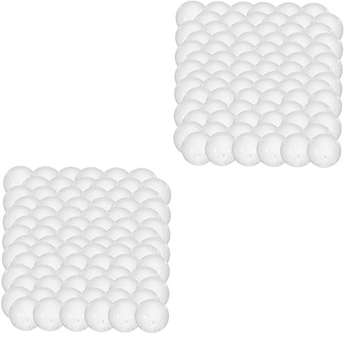 NIYANGLE 2sets Small Spheres Balls Solid Glass Glass Ball Spheres for Decor Home Office 2000pcs*2