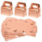 GRADENEVE 30pcs Kraft Paper Candy Packaging Box Wedding Party Favor Boxes Stickers Craft Present Box for Mugs