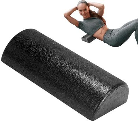 Foam Roller for Back, Half-Round Back Roller, Firm Yoga Foam Roller, Workout Foam Roller, Back Stretching Roller, Physical Roller, Muscle Recovery Foam Roller, Yoga Stretching Roller,