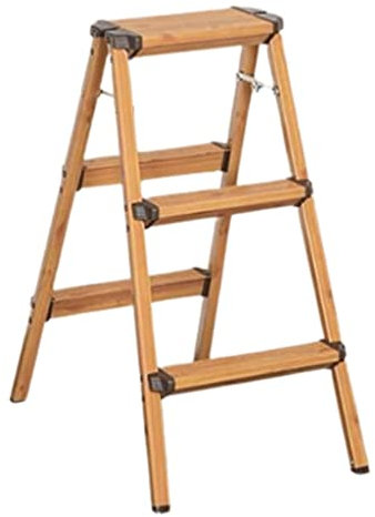 JFUNANQH Dachboden-Teleskopleiter, Klappleiter aus Aluminium, robuste und leichte Teleskopleiter mit Pedalen, Tragkraft 150 kg/330 lb, Trittleitern, Gute Stabilität (groß)