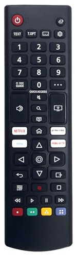 AKB76040301 Telecomando di ricambio per LG TV 43UQ70006LB 43UQ75006LF 50UQ70006LB 50UQ75006LF 55UQ70006LB 55UQ75006LF 55UQ751C0LF 655UQ751C0LF UQ7500 03LF 65UQ75009LF 24TQ510S-WZ 28TQ515S-PZ