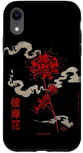 Hülle für iPhone XR Red Spider Lily im Japanische Retro Harajuku Ästhetik Stil
