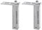 SagaSave Bisagra de puerta de congelador, 2 piezas de repuesto de bisagra de puerta superior de refrigerador de acero inoxidable, bisagras pivotantes de puerta para frigorífico y congelador (tipo A)