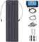 Panel solar flexible portátil, 200W/400W/800W, 18 V, módulo monocristalino fotovoltaico flexible, controlador de carga de 40 A para autocaravanas, automóviles, barcos y caravanas(200W)