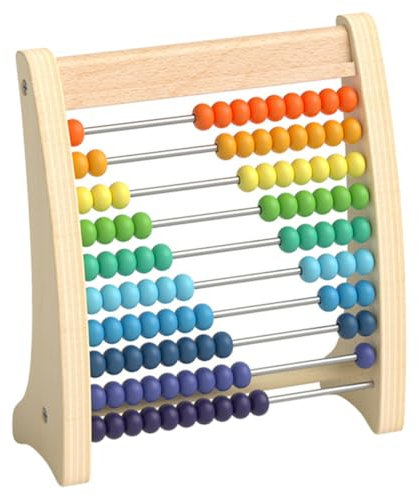 Veemoon 1Satz Rechenrahmen Aus Holz Für Mathematisches Lernspielzeug Zur Addition Und Subtraktion Pädagogisches Zur Mathematikfähigkeiten Und Hand Koordination