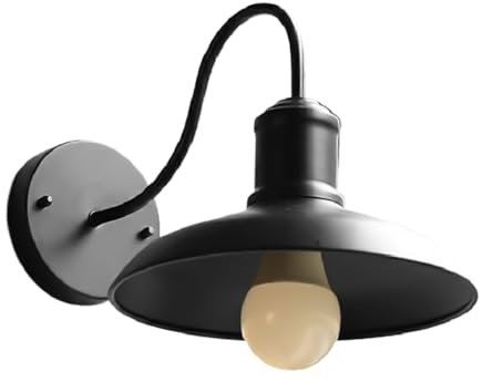 Luce murale vintage | Luci da garage muro da esterno - Apparecchio di illuminazione da parete rustica per porte della camera da letto, lampada da parete decorativa, luce esterna per parete da parete l