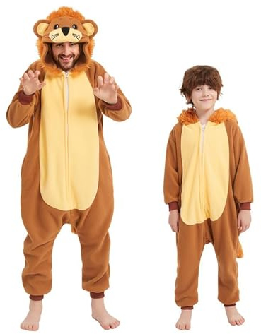 Udekit Pyjamas med svans, djuroverall, jumpsuit, badrock, maskeradkostym, cosplay, Halloween, karneval, fest, 1 stycke, 4-6 ans
