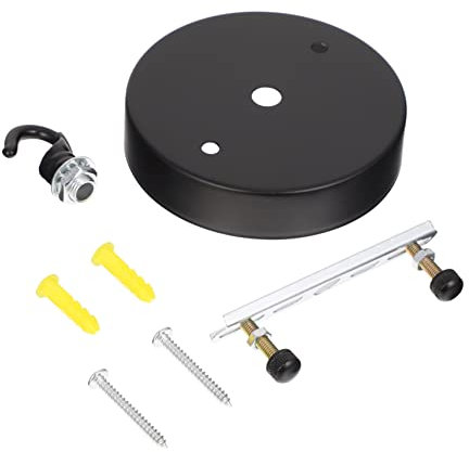 FOYTOKI Retro Kronleuchter Deckenplatte 10cm Aus Robustem Metall Mit Aufhängung Für Wohnzimmer Und Innenbeleuchtung