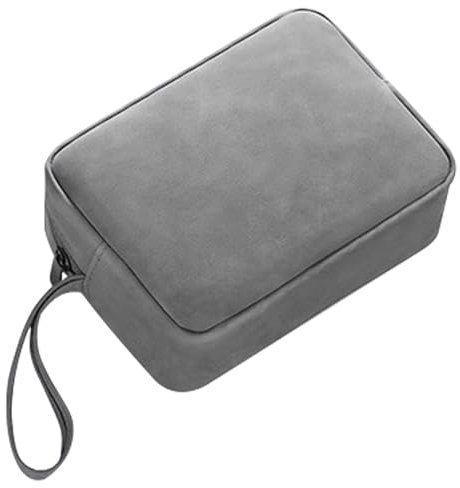 Custodia organizer per elettronica, borsa per accessori per computer, custodia per gadget digitale, custodia da viaggio con cerniera, design compatto impermeabile, 1 pezzo, nero, per cavi