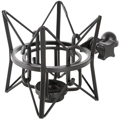 Fame Audio EA 203R, Elastische Halterung, Kompatibel mit Rode NT, Pro, Podcaster Mikrofone, Alternative zur Original-Spinne, Effektive Schwingungsdämpfung, Langlebig und Robust, Hohe