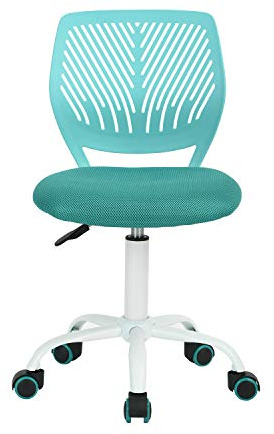 FurnitureR Home Office Stuhl, ergonomischer höhenverstellbarer Drehstuhl mit Rollen, moderner Computerstuhl für Arbeitszimmer und Büro