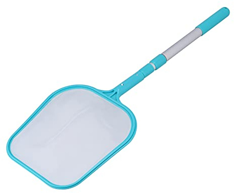 Für Blatt -Skimmer Net Professional Swimming Pool Reinigungswerkzeugzubehör mit Teleskopstange für Swimmingpool