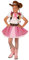 Morph Costume Cowgirl Bambina - Vestito Carnevale per Bambina, Abito Western per Halloween, Compleanni e Party., S