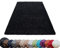 HomebyHome Shaggy Teppich 300x400 cm XXL für Wohnzimmer - Shaggy Teppich Hochflor Anthrazit Extra Weich und Flauschig - Langflor Groß Teppiche für Schlafzimmer, Esszimmer, Küche, Flur - Carpet, Halı