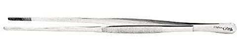 Unbekannt CC164 Pinzette Zange, Edelstahl, runde Spitze, 300 mm