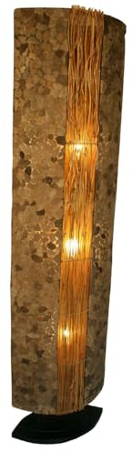Stehlampe handgemacht aus Naturmaterial, Lavastein, Modell Lava 100 cm