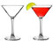 Pasabahce 44698 - Martini Glas, Cocktailglas, Partyglas, V-förmige Martini Gläser, 2er Set