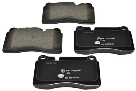 HELLA 8DB 355 013-201 Bremsbeläge - für Verschleißwarnanzeige vorbereitet | Kompatibel mit: LAND ROVER RANGE III, LAND RANGE SPORT I
