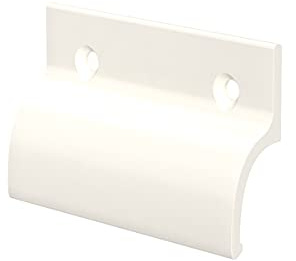 MS Beschläge® Balkontürgriff Terassentürgriff Ziehgriff aus Aluminium (Cremeweiß - RAL 9001)