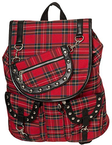 Banned Rucksack - Yamy Tartan Backpack