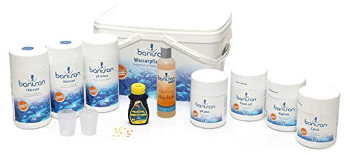 POWERHAUS24 11teiliges Banisan Wasserpflege-Set Erstausstattung Whirlpool mit individuellem Badezusatz-Mandarin