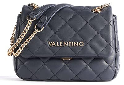 Valentino by Mario Valentino Ocarina, Satchel Femme, Bleu (Blu), 8x13.5x18.5 Centimeters (B x H x T)