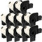 10x DK-11207 58x58mm (100 Étiquettes par Rouleau) Étiquettes rondes compatible pour Brother P-Touch QL-500 QL-550 QL-560 QL-570 QL-700 QL-720NW QL-800 QL-810W QL-820NWB QL-1050 1100 1110, CD/DVD
