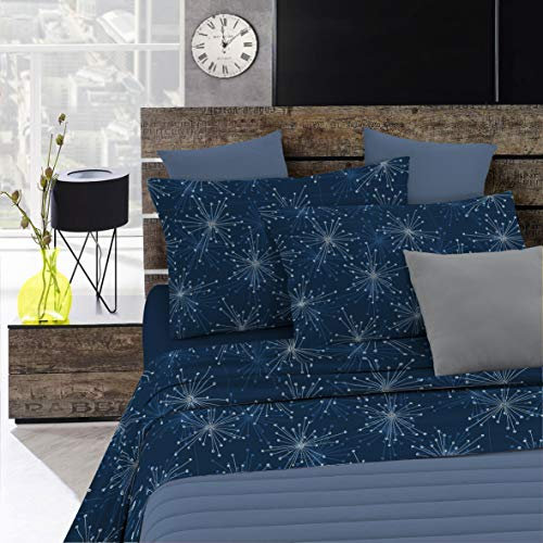 Italian Bed Linen, Fashion Bettwäsche-Set, Mikrofaser, Fireworks, Einzelbett