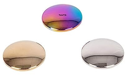 TickiT 72257 Sensory Reflective Sound Buttons, 6.5cm D,Gold, Doré