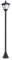 Outsunny Farol Solar de Jardín IP44 Lámpara de Pie con Luces Inteligentes LED para Exteriores Patio Terraza 15x15x120 cm Negro
