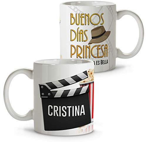 LolaPix Taza personalizada. Regalos con frases de cine. Tazas personalizadas con nombre. San Valentín, parejas y enamorados. La Vida es Bella
