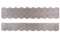 Manufaktur Martinshof 2 Sets = 40 Streifen+ 2 Firsten, Mini Dachschindeln Rund (41 mm) grau, besandete Dachpappe, für Nistkasten, Vogelhaus 0,70 m²