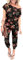 YUNDAI Womens Jumpsuits One Piece Casual Off Shoulder Playsuit Short Sleeve Overalls Elastic Waist Stretchy Romper with Pockets X-Large,Rose Black