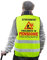 COLOFALLA Gilet Pensione Gilet Pensionato Cantiere Gilet Sicurezza Alta visibilità Riflettente Antinfortunistico Regalo Pensione Uomo Donna Festa Pensione Gadget Pensionamento Divertenti VIP
