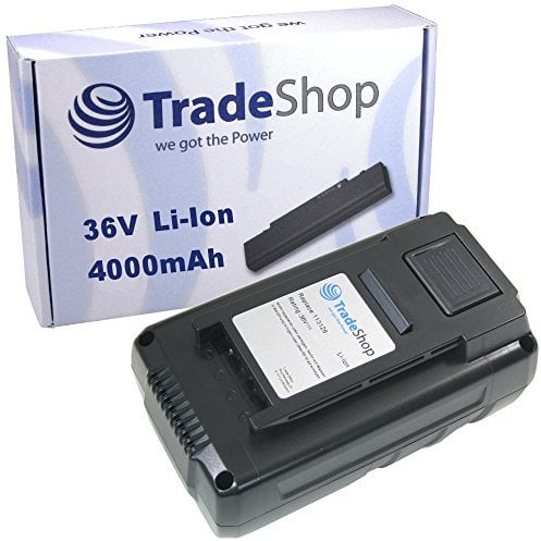 Trade-Shop Premium Li-Ion Akku 36V / 4000mAh / 144Wh kompatibel mit Al-Ko LBV 4090 Akku-Laubsauger Moweo 46.5 Li SP Akku-Rasenmäher