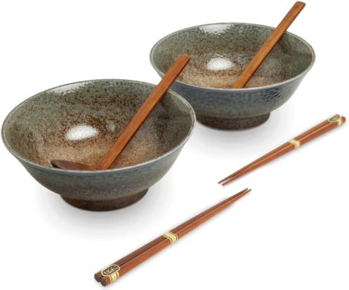 EDO JAPAN - FENSTER BOWL SET/6 SUNAJI 2PERS O/22CM|H9CM