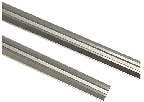 ICAMAS 10PCS 12 Planer Blades 306x8x2mm HSS Dould Edged 306mm M2 Thickness Wood Thicknesser Knife for 2012 2012NB