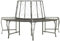 Banc d arbre de jardin Demi rond 160 cm Acier