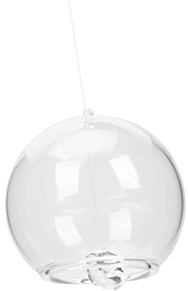 Amosfun Campanelli Eolici in Trasparente Decorazione Giapponese Per Esterni E Interni Campane Da Giardino Per Balcone E Cortile Ornamenti Creativi Per Casa