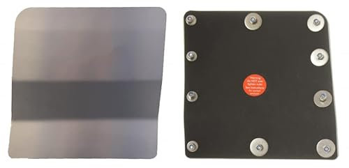 Sussex Installations FOR2-NSL-EXT-001 Brushed stainless Repair/security shield compatible with Ford Transit MK8 (2014-Onwards) van - left side/nearside loading door.