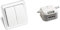 Intertechno Smart Home ITW 852 Funk Wandsender weiß 2 fach 2 Kanal & Funk Einbauschalter Ein/Aus CMR-2000, 49 x 28 x 25 mm