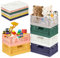 Bocguy 6 Stück Klappkiste, Kunststoff Stabile Faltbare Klappboxen Korb, Faltbare Aufbewahrungskorb, Stapelbar Klappkisten Set für Lagerung Küche, Schlafzimmer, Arbeitszimmer,Büro,Garten (42x28x16cm)