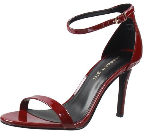 Madden Girl Brazen Damen-Sandalen mit Absatz, Dark Cherry Patent, 39 EU