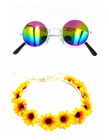 PACKOVE 4 Stück Peace Zeichen Anhänger Karnevalskostüme Peace Charm Ohrringe Peace Charm Halskette