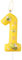 mciskin Honeybee 1st Birthday Candles, Bee Cake Decorations,Yellow Number 1 Candle for Cake,Girls Boys First Birthday Decorations,Cartoon Bee Candles Cupcake Topper for Honeybee Themed Party Supplies