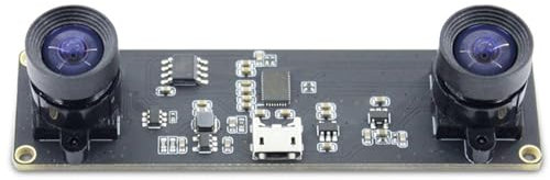 Woedpez OV9732 USB-Kamera-Modulplatine, Doppelobjektiv, klare Gesichtserkennung und Tiefenerkennung, kein Treiber erforderlich, einfach zu bedienen
