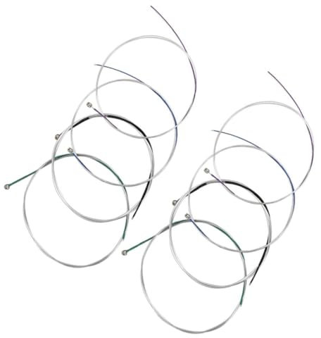 Vaguelly Violin Seiten Accessories 40 Stück Saiten Violine Zubehör Violine Liefert Zubehör Für Violine Violin Strings Violine Saiten Violine Ersatzteile Langlebige Geigenteile Geigenzubehör Vernickelt